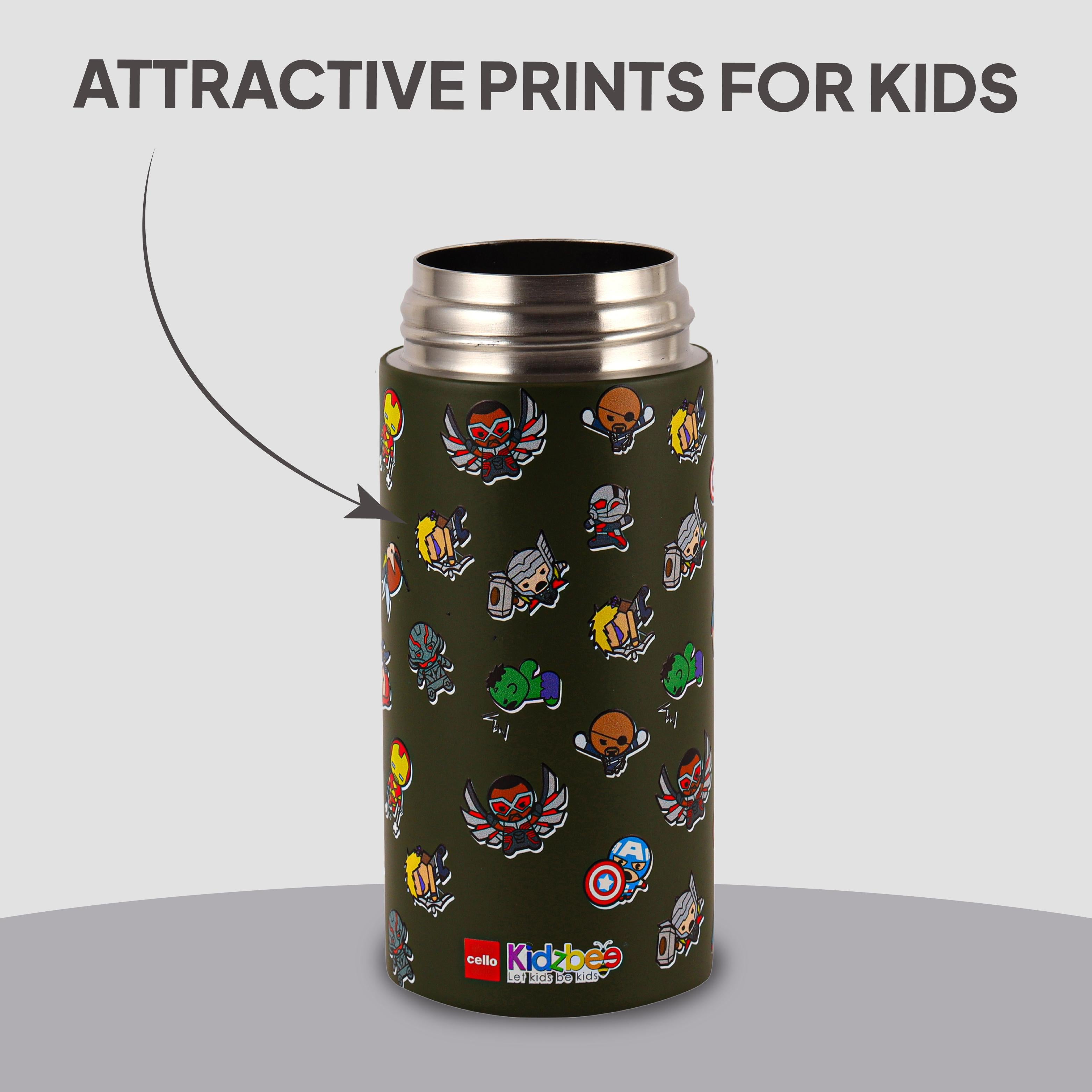 Pixel 400 Kids Flask, Super Heroes
