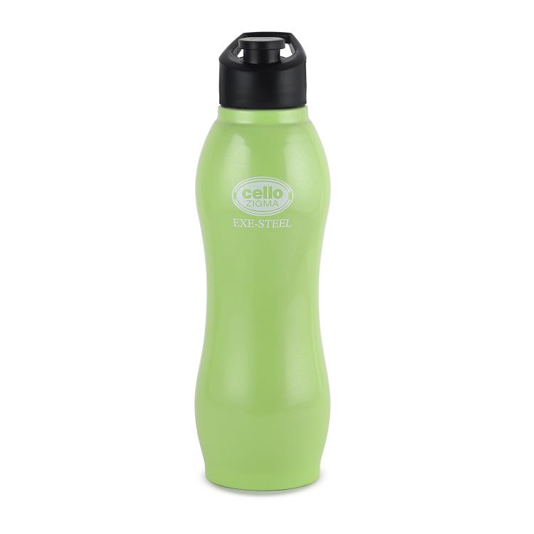 Zigma Exe Single Walled Stainless Steel Flask, 1000ml Green / 1000 ml