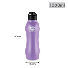 Zigma Exe Single Walled Stainless Steel Flask, 1000ml Purple / 1000 ml