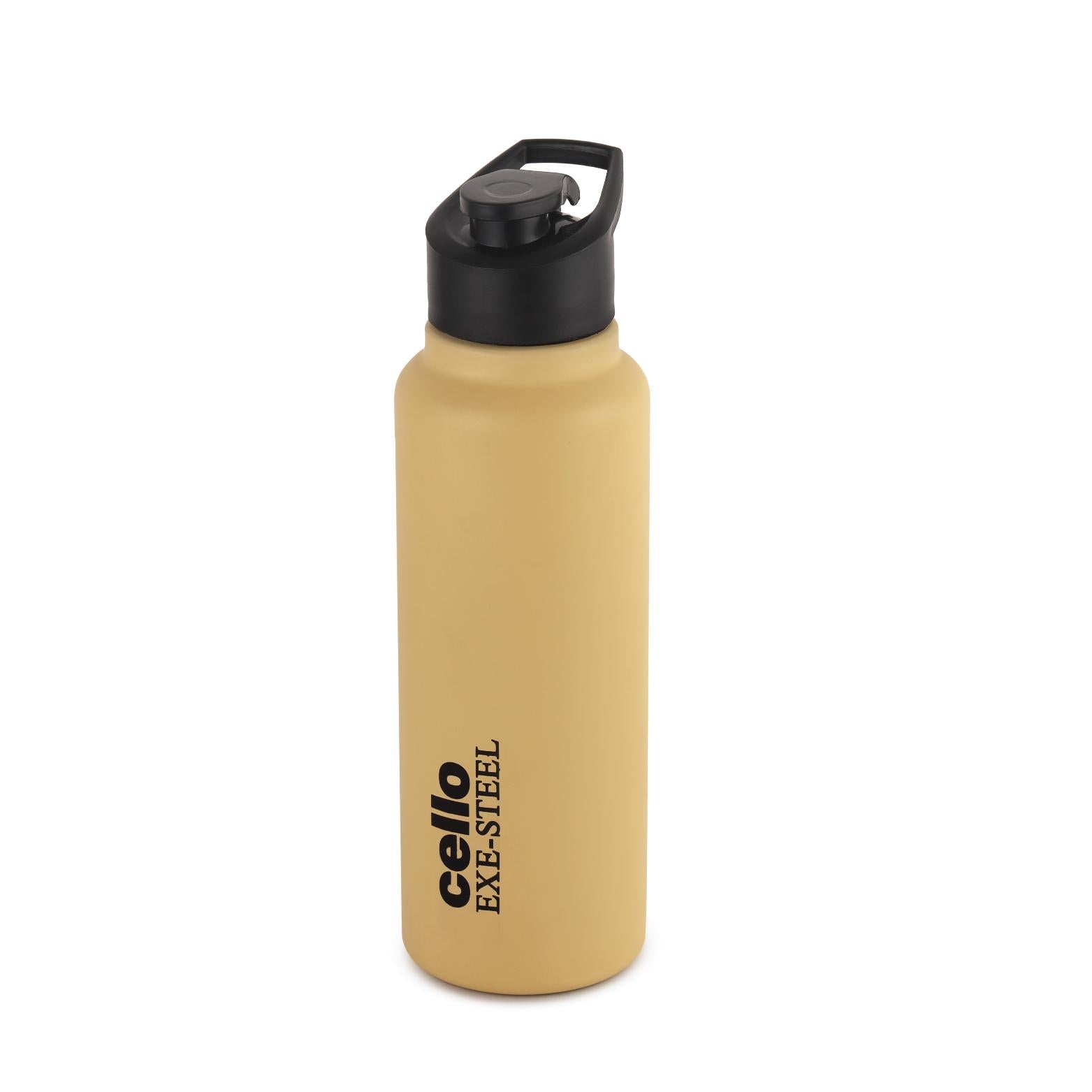 Solido Exe Single Walled Stainless Steel Bottle Yellow / 800 ml