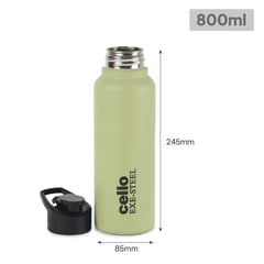 Solido Exe Single Walled Stainless Steel Bottle Green / 800 ml