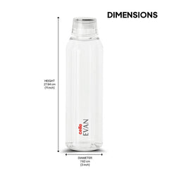 Evan PET Water Bottle Clear / 1000 ml