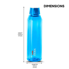 Evan PET Water Bottle Blue / 1000 ml
