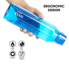 Evan PET Water Bottle Blue / 1000 ml