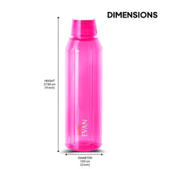 Evan PET Water Bottle Pink / 1000 ml