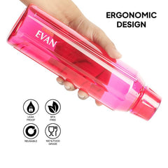 Evan PET Water Bottle Pink / 1000 ml