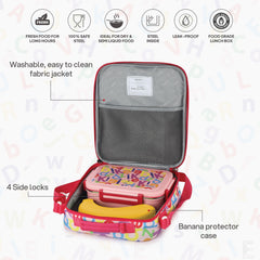 Mega Meal Kids Lunch Box Set Pink