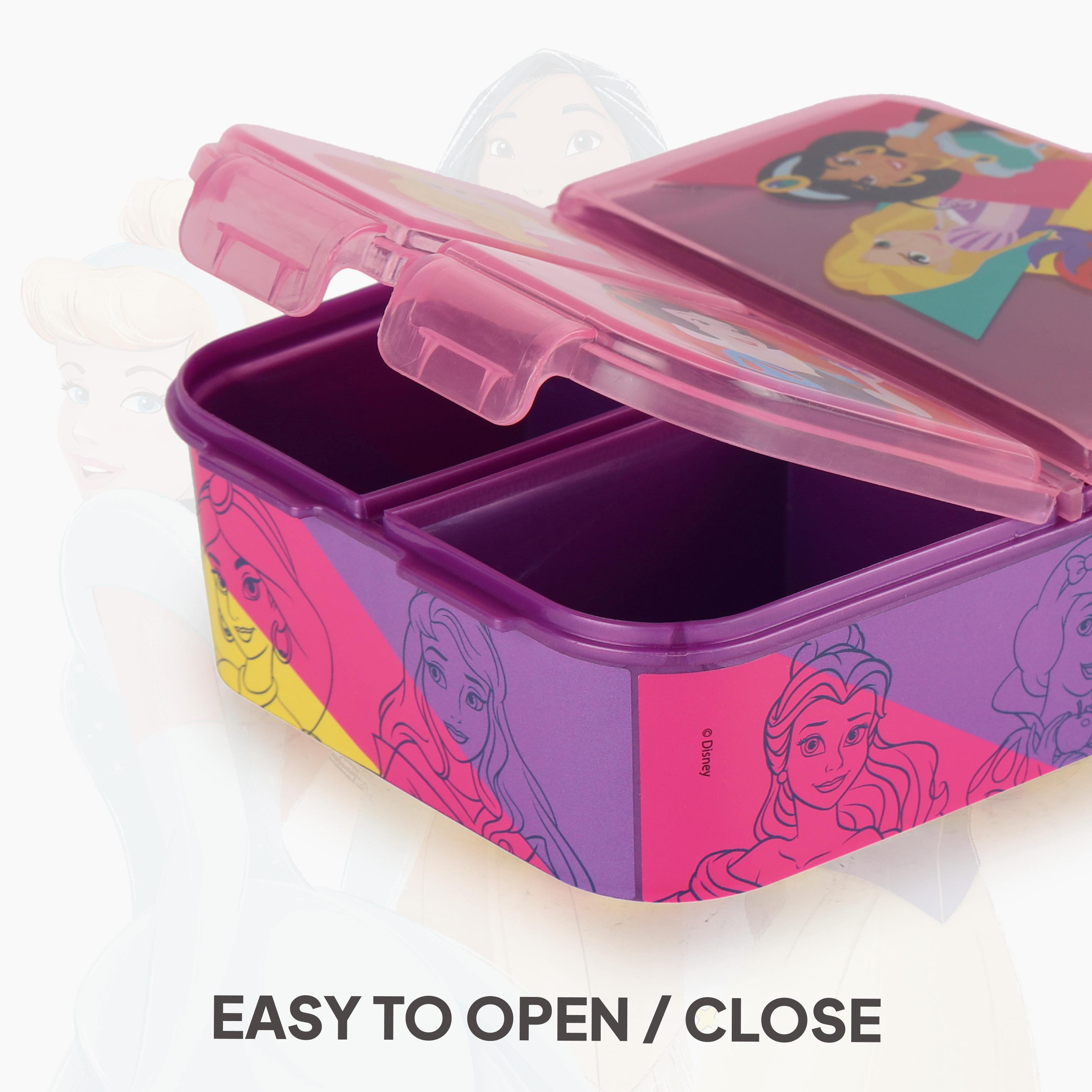 Yum Box Multi-Compartment Kids Bento Tiffin Box Yum Box Princess