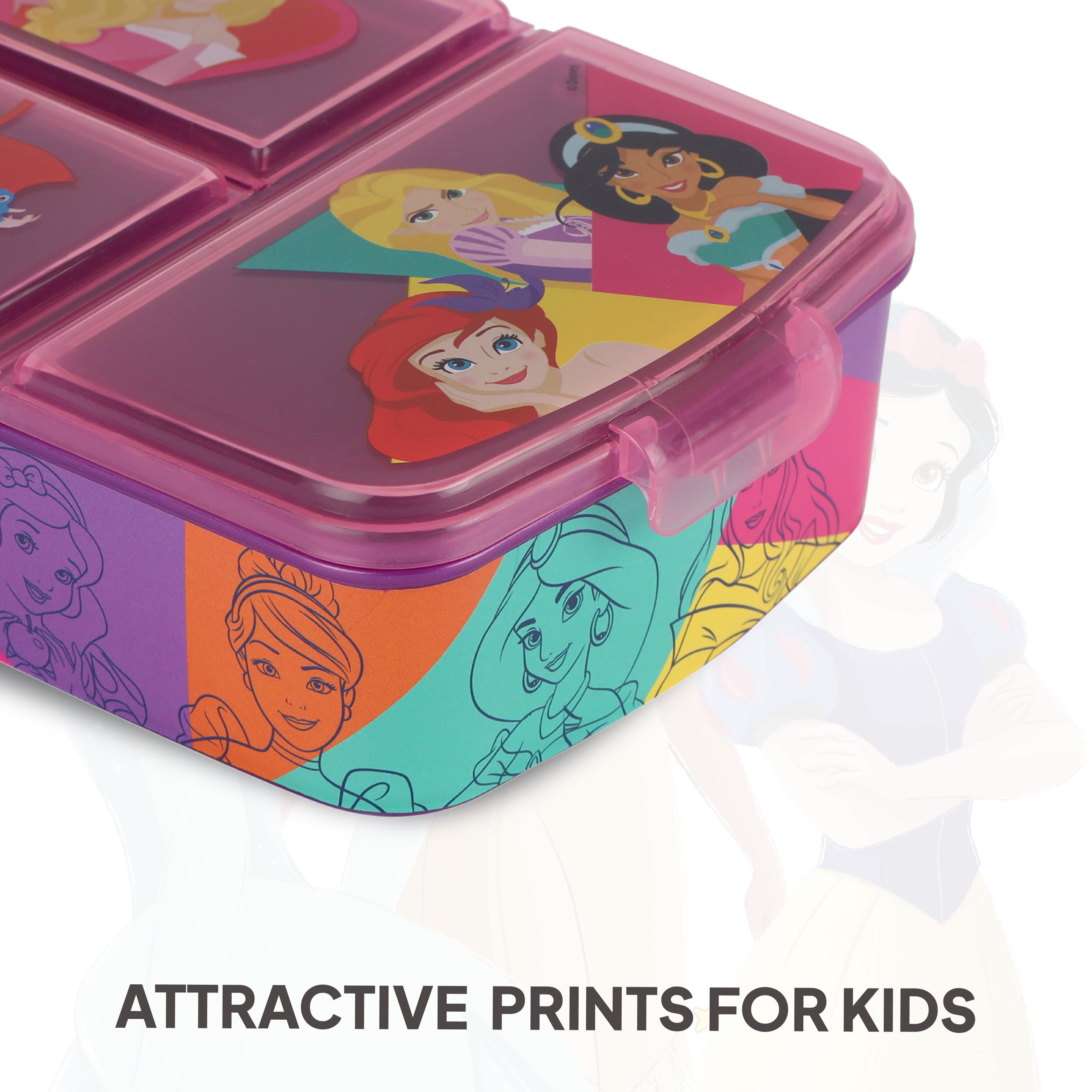 Yum Box Multi-Compartment Kids Bento Tiffin Box Yum Box Princess