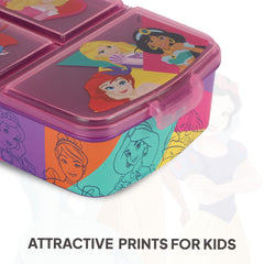 Yum Box Multi-Compartment Kids Bento Tiffin Box Yum Box Princess