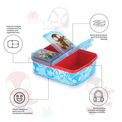 Yum Box Multi-Compartment Kids Bento Tiffin Box Yum Box Spidey