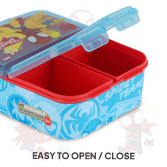 Yum Box Multi-Compartment Kids Bento Tiffin Box Yum Box Spidey