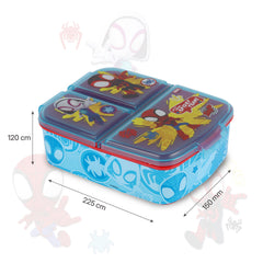 Yum Box Multi-Compartment Kids Bento Tiffin Box Yum Box Spidey