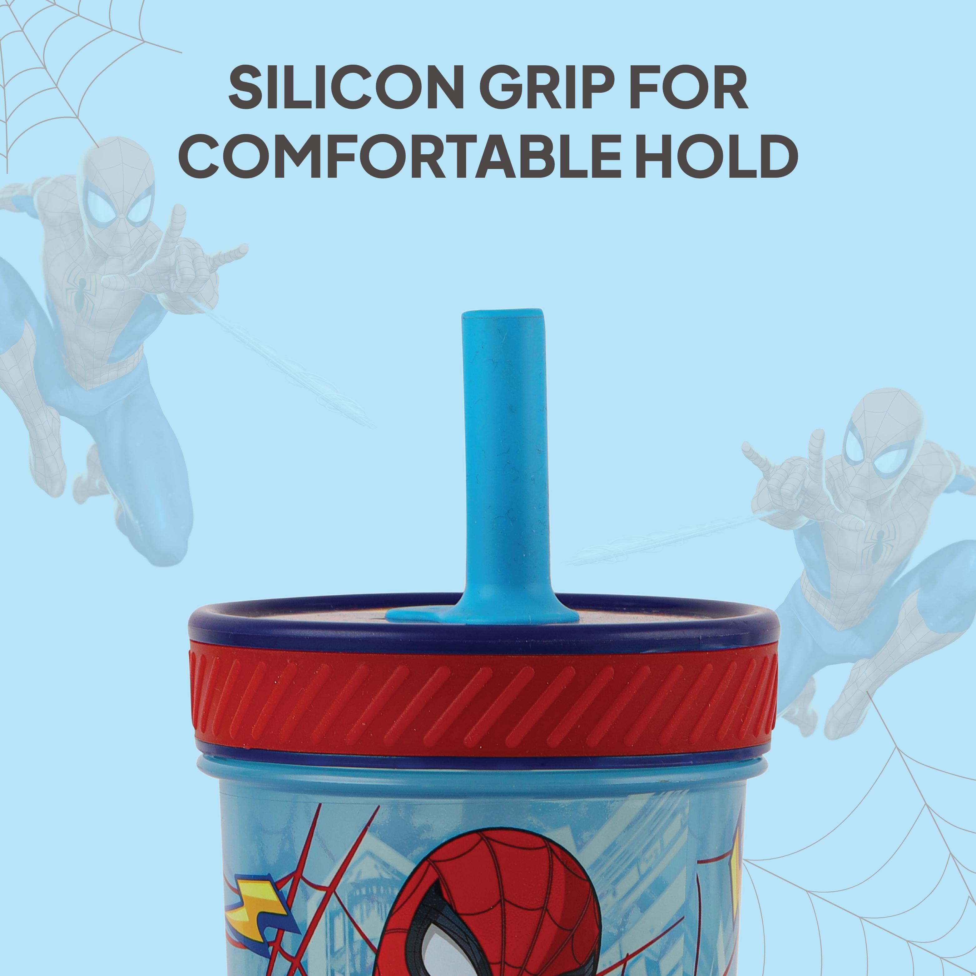 No Drop Kids Anti-Fall Tumbler, 350 ml Spiderman