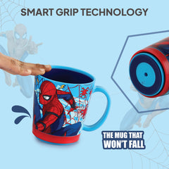 No Drop Kids Anti-Fall Mug, 400 ml Spiderman