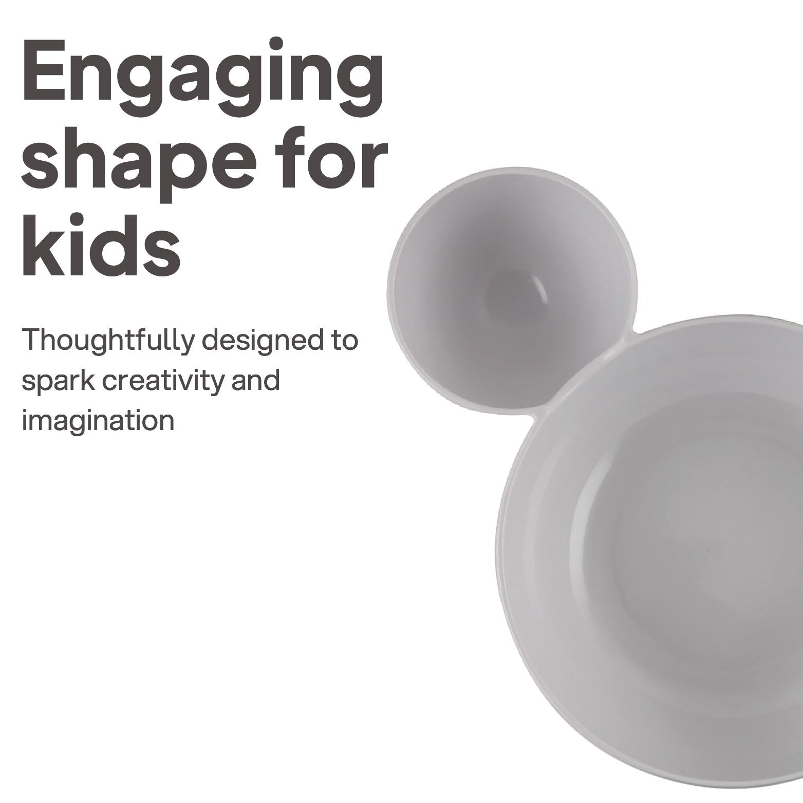 Melmo Bear Kids Melamine Plate, 1 Piece