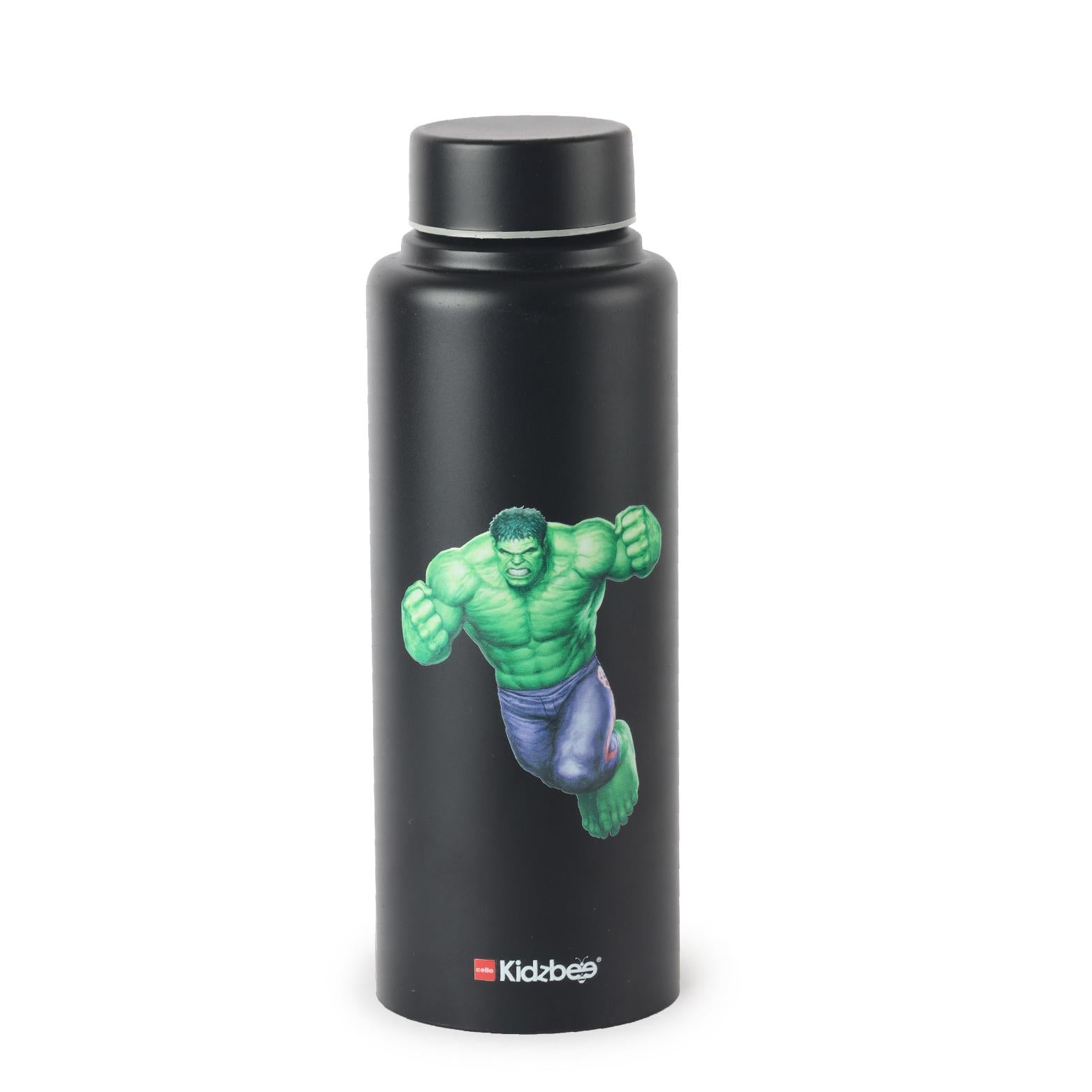 Vortex Kids Steel Water Bottle 3D Design, 720 ml Hulk / 720 ml