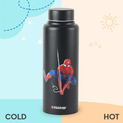Vortex Kids Steel Water Bottle 3D Design, 720 ml Spiderman / 720 ml