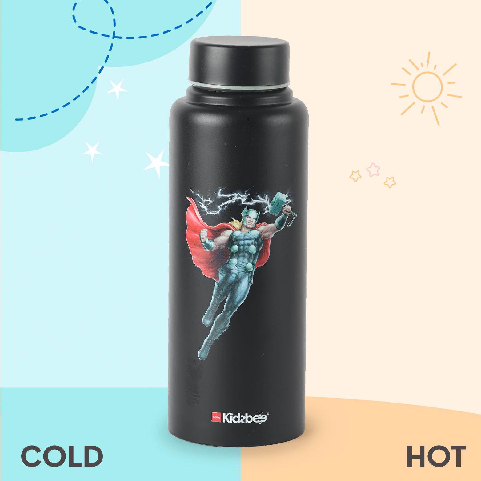 Vortex Kids Steel Water Bottle 3D Design, 720 ml Thor / 720 ml