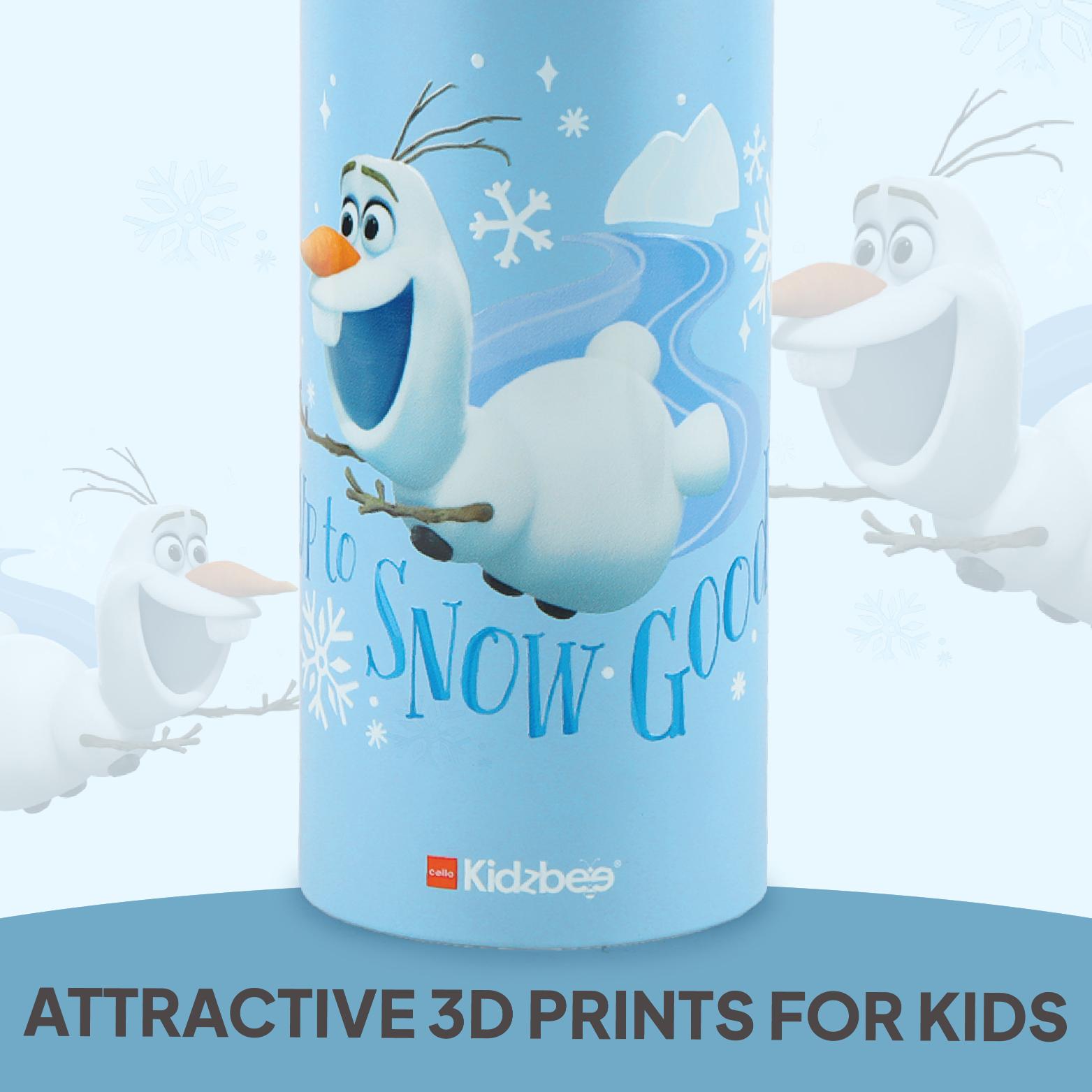 Vortex Kids Steel Water Bottle 3D Design, 720 ml Olaf / 720 ml
