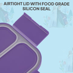 Cosmos Kids Bento Tiffin 3D Design, 650 ml Frosted Fun / 650 ml