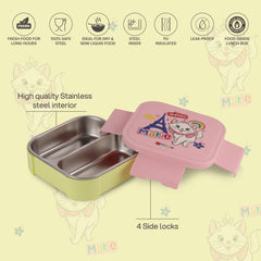 Cosmos Kids Bento Tiffin 3D Design, 650 ml Marie Cat / 650 ml