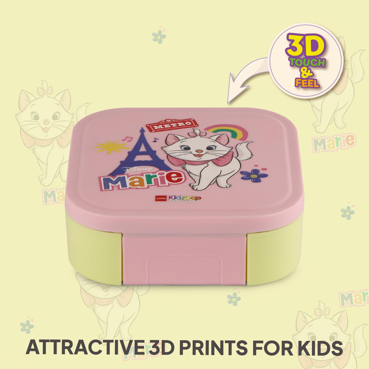 Cosmos Kids Bento Tiffin 3D Design, 650 ml Marie Cat / 650 ml
