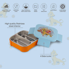 Cosmos Kids Bento Tiffin 3D Design, 650 ml Lion King / 650 ml