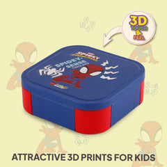 Cosmos Kids Bento Tiffin 3D Design, 650 ml Web Warrior / 650 ml