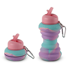 Expando Donut 600 Kids Silicone Bottle, 550 ml Pink