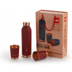 Evita Copper Gifts, Set of 3 Red