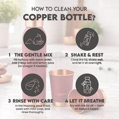 Evita Copper Gifts, Set of 3 Green