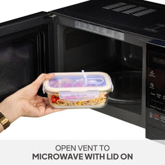 Fit & Fresh Royale Glass Container 2 Pcs / Rectangle