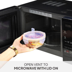 Fit & Fresh Royale Glass Container 4 Pcs / Round