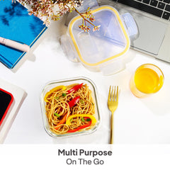 Fit & Fresh Royale Glass Container 3 Pcs / Square