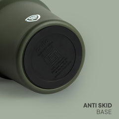 Quench 600 Insulated Travel Tumbler with Handle, Lid & Straw Green / 600ml
