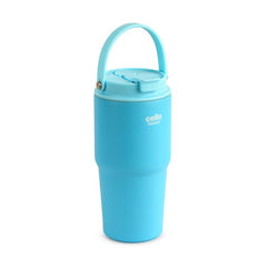 Quench Go Insulated Travel Tumbler with Lid and Straw Blue / 600ml