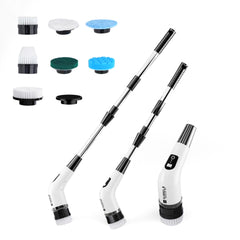 Telescopic Electric Spin Scrubber White