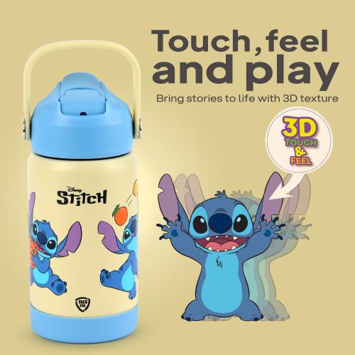 Gen Alpha Kids Flask Stitch Blue