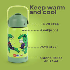 Gen Alpha Kids Flask Hulk