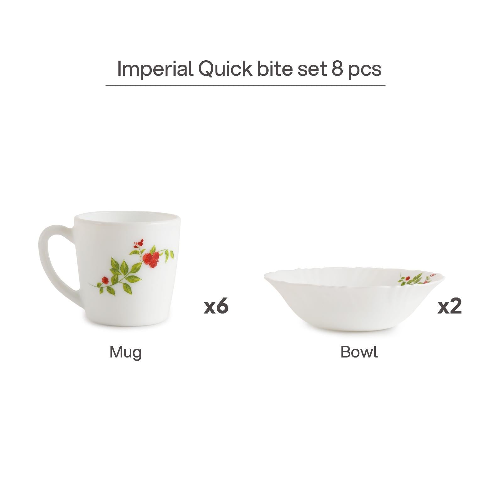 Quick Bite Set 8 Pcs - Blue Creeper 8 Pcs