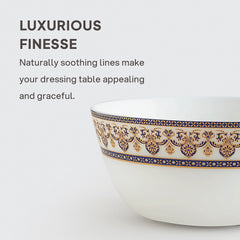 Solitaire Opalware Dinner Set,  Blu 35 Pcs