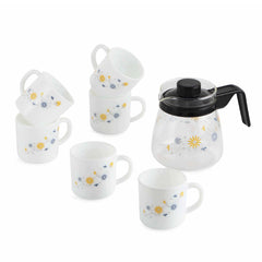 Dazzle Coffee Set 7pc - Blooming Daisy 7 Pcs