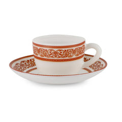 Solitaire Cup & Saucer 12 pcs- Rosso 12 Pcs