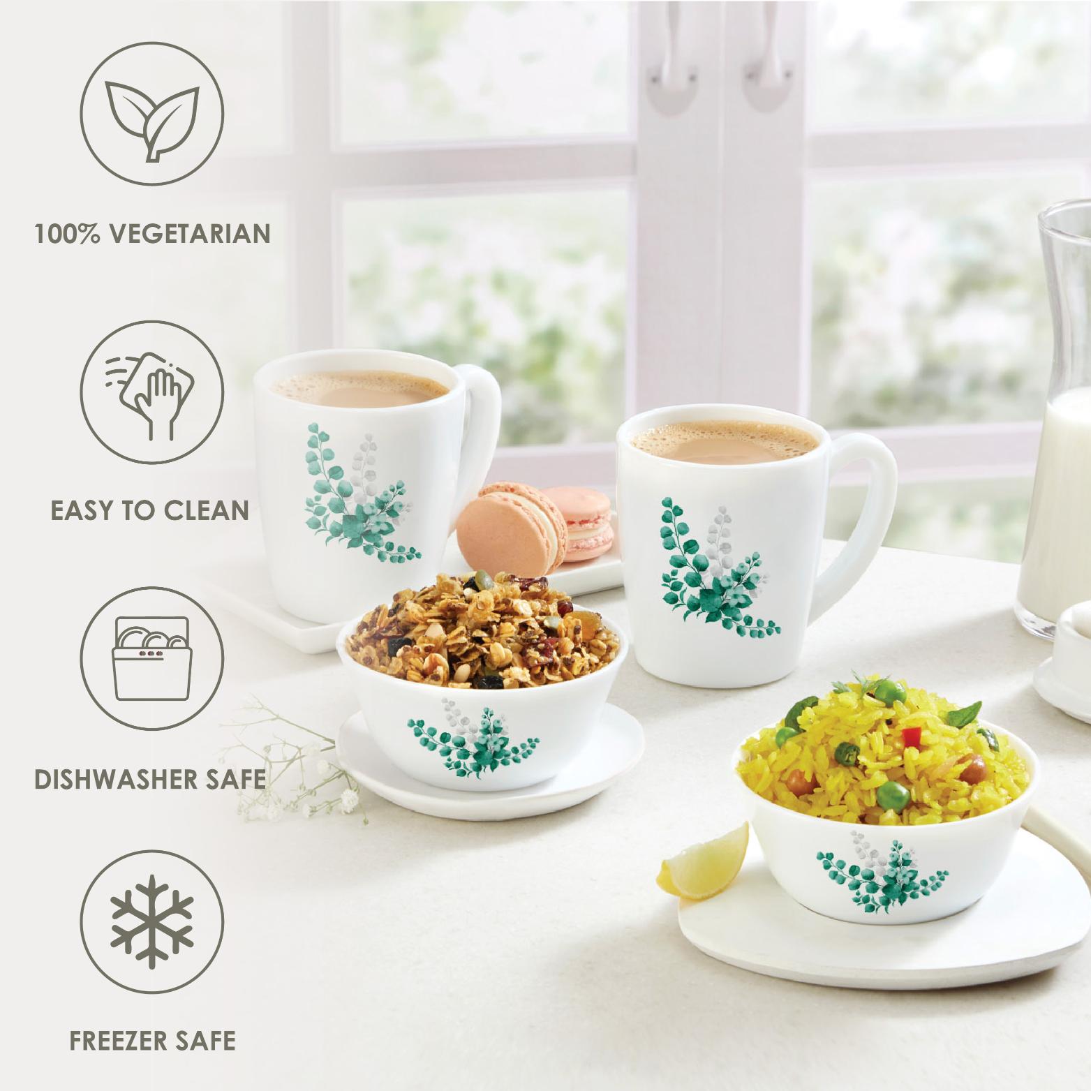 Imperial Series Breakfast Bowl & Mug  Set 4 Pcs