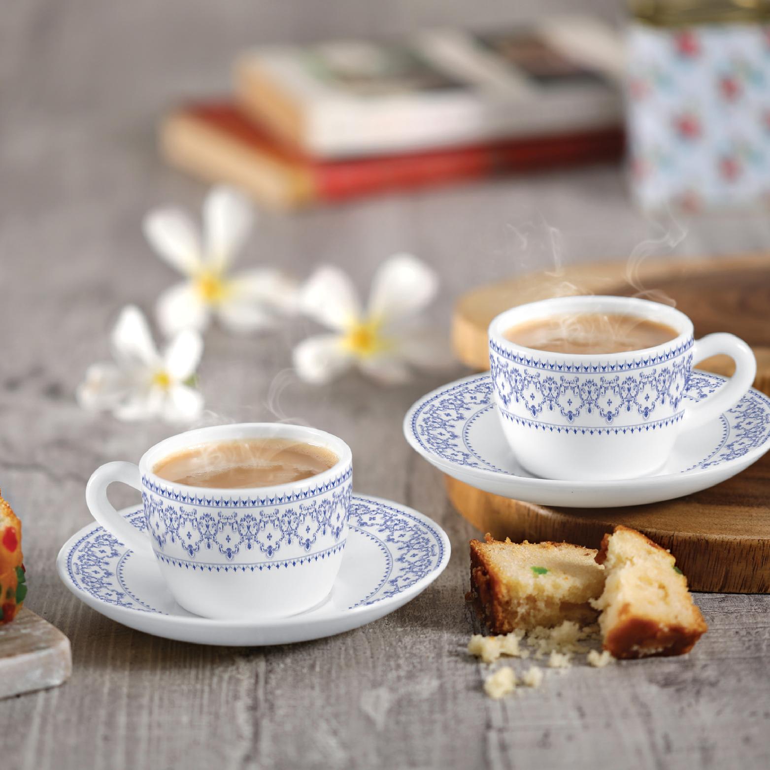Ariana Premium Cup & Saucer 12pcs, Marina 12 Pcs