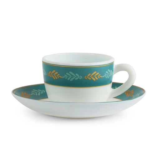 Ariana Premium Cup & Saucer 12pcs, Blue Madison 12 Pcs