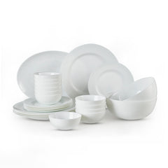 Feather Plus Opalware Dinner Set, Elegance 27 Pcs