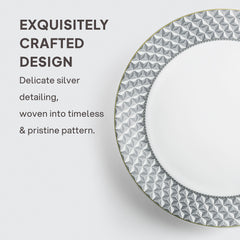 Amaze Plus Opalware Dinner Set, Pyramids 27 Pcs