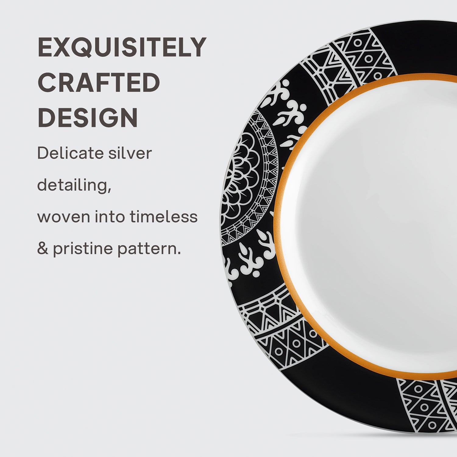 Amaze Plus Opalware Dinner Set, Amaze 27 Pcs